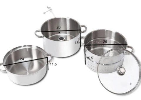 Edelstahl Dampfentsafter (B-Ware) - Gratis Versand - 7/7