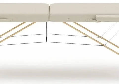 Massageliege 2-Zonen beige (B-Ware) - Gratis Versand - 3/7