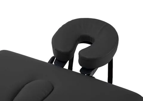 Hochwertige 2-Zonen Massageliege, schwarz (B-Ware) - Gratis Versand - 5/6